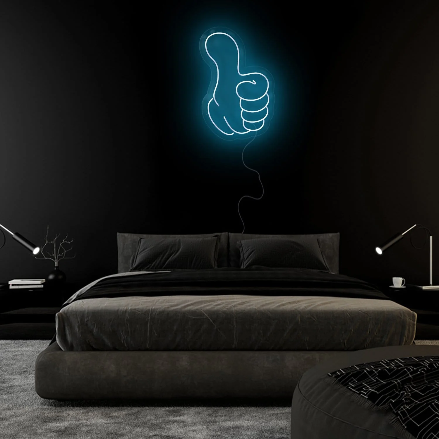 Başparmak Neon Tabela - 2
