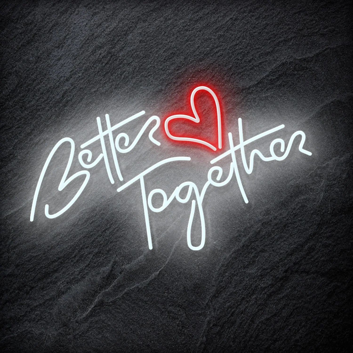 Better Together Neon Tabela - 3