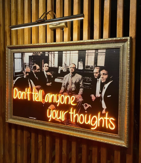 Dont Tell Anyone Your Toughts Neon Canvas Art - 3