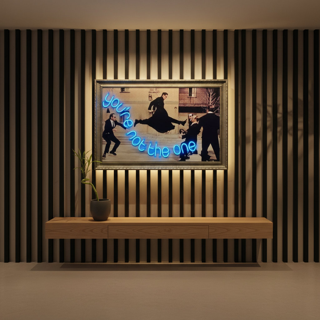 Matrix Neon Canvas Art - 2