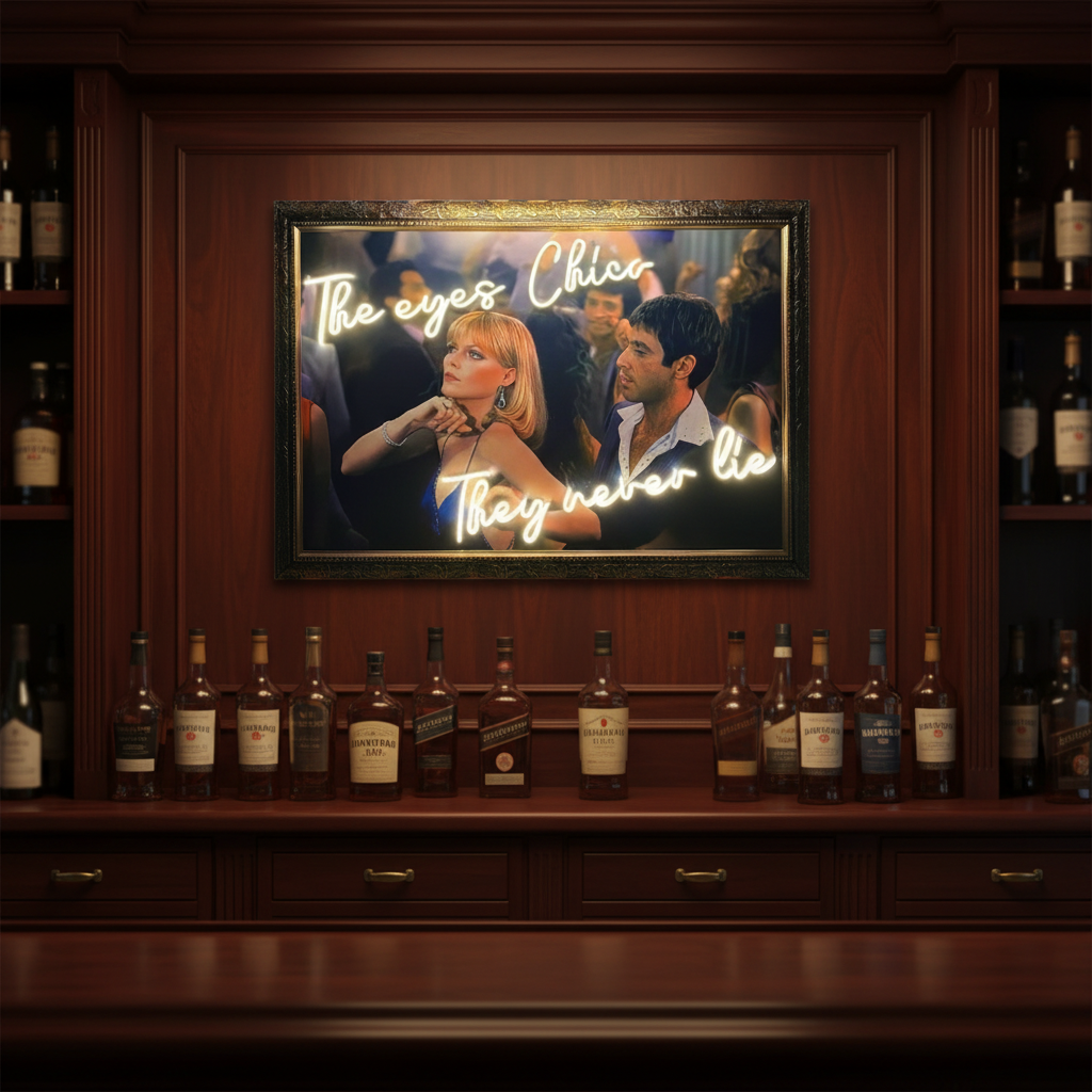 They Never Lies Neon Canvas Art - 4
