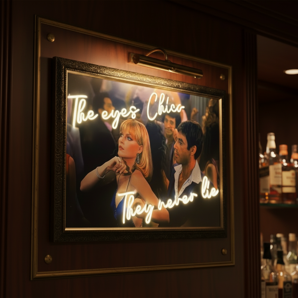 They Never Lies Neon Canvas Art - 6