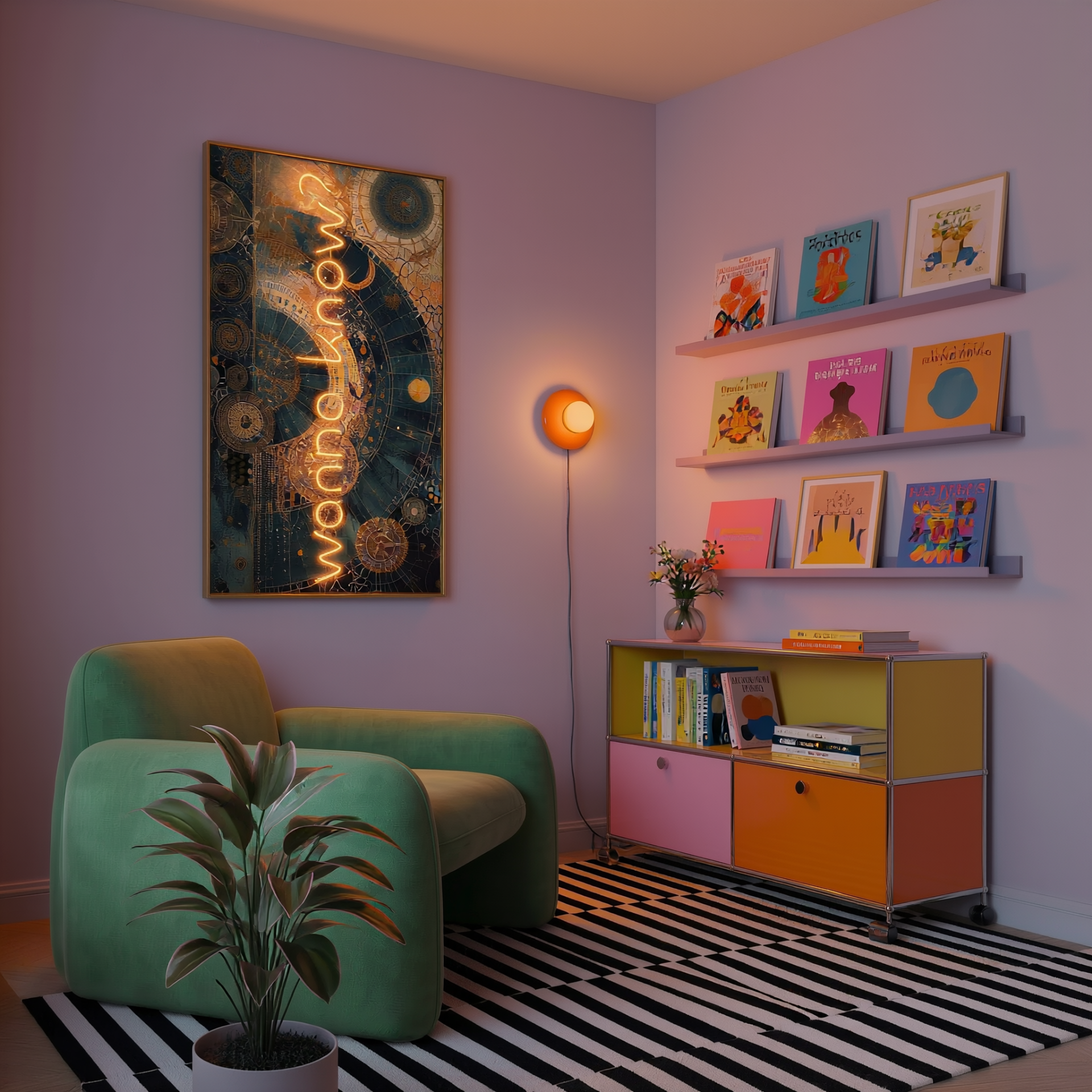 Wanna Know Neon Canvas Art - 2