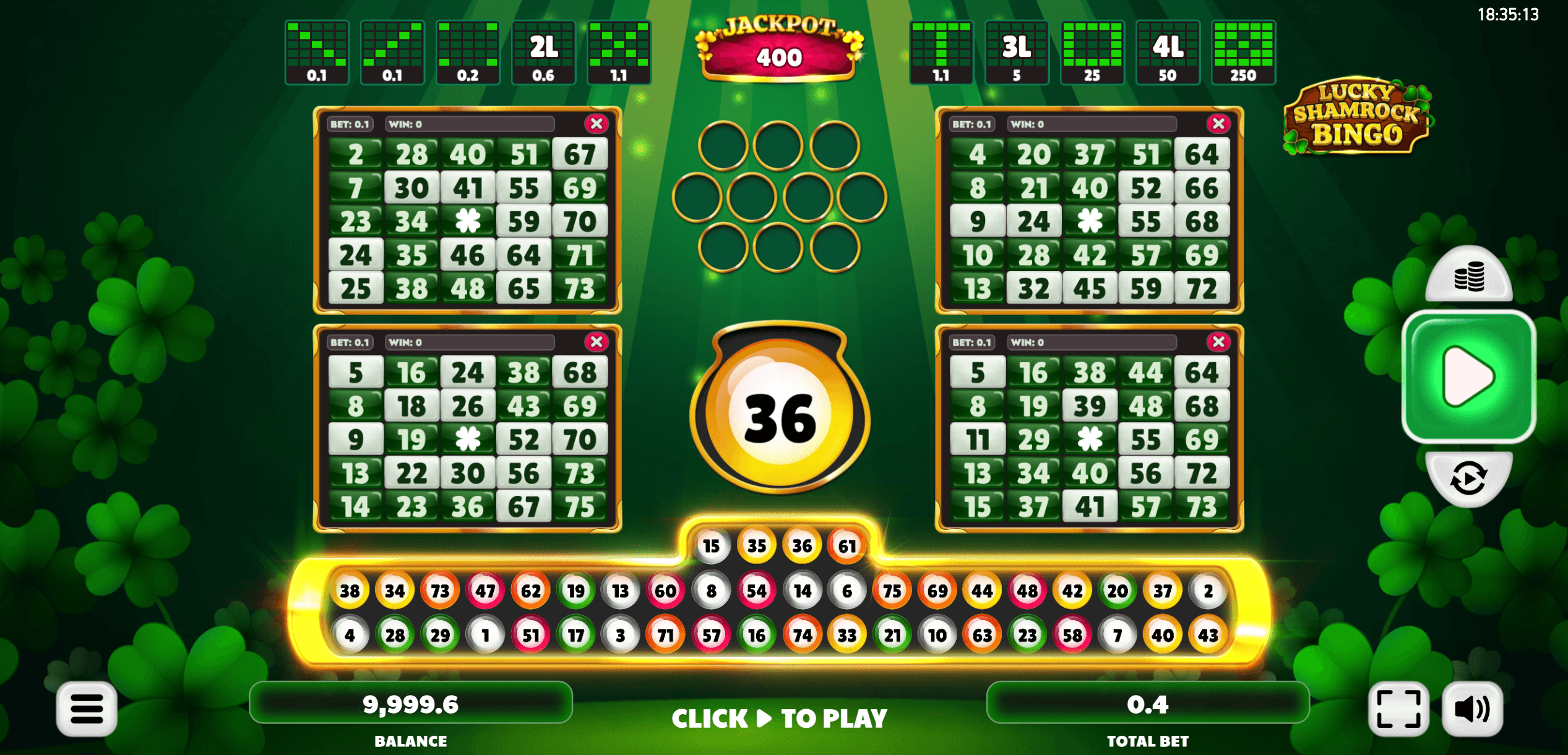 Play Lucky Shamrock Bingo by Platipus with crypto Game Lucky Shamrock Bingo by Platipus