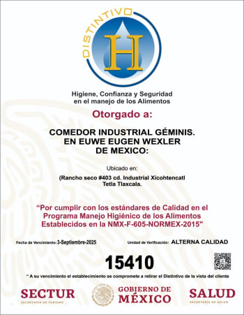 Geminis menu a quien corresponda
