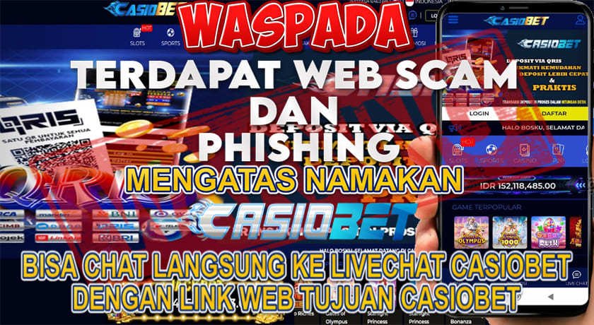 WASPADA penipuan mengatasnamakan casiobet