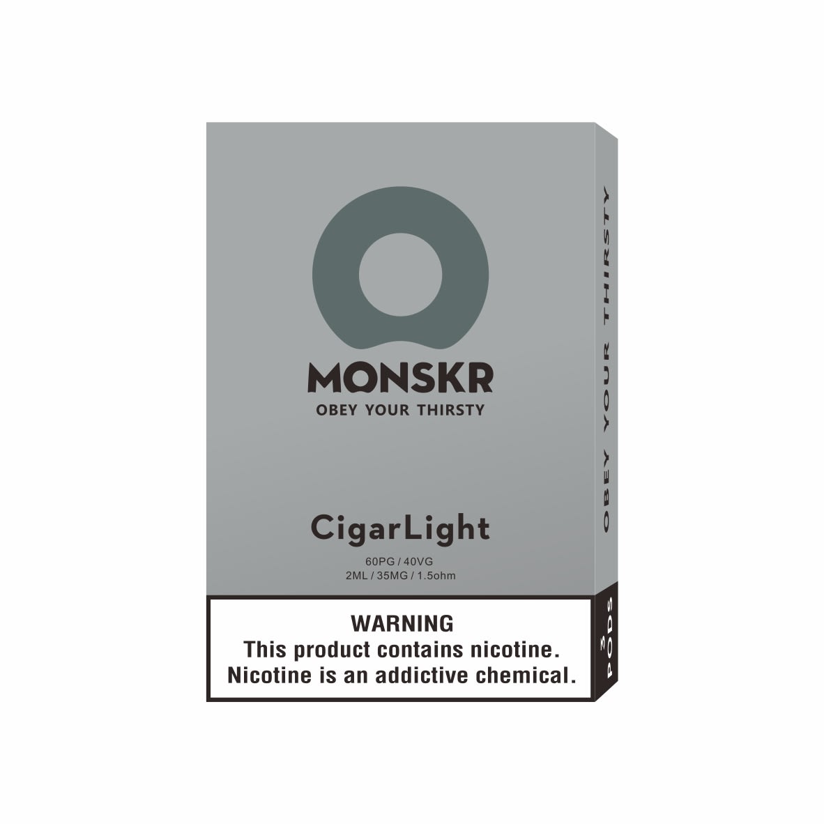 MONSKR 蒙斯科 大嘴怪 一代煙彈 日式淡菸 (1盒3入)