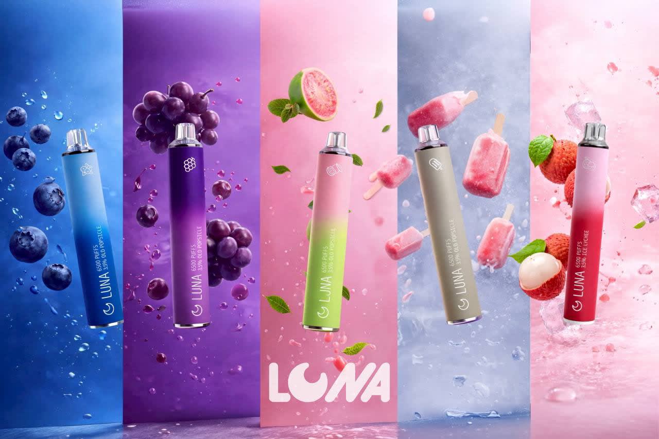 原廠正品 LUNA 一次性 6500口 一次性 電子煙 拋棄式 電子煙 小菸