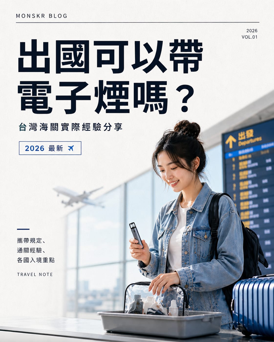 出國可以帶電子煙嗎？台灣海關實際經驗分享（2026 最新）