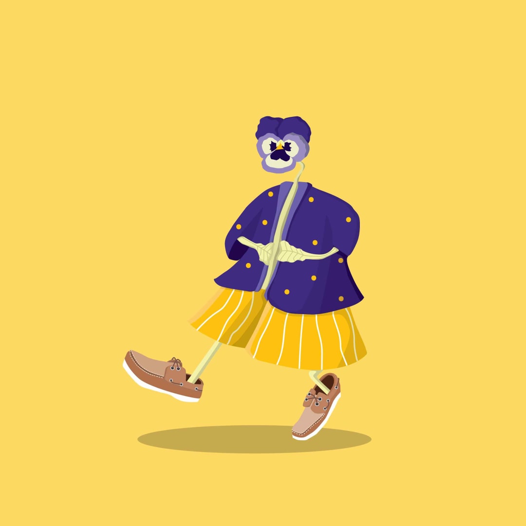 Pansies Wear Boat Shoes