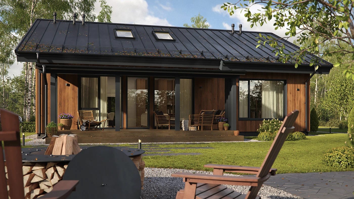 Hillside residence — photorealistic architectural visualization by RenderFlaux