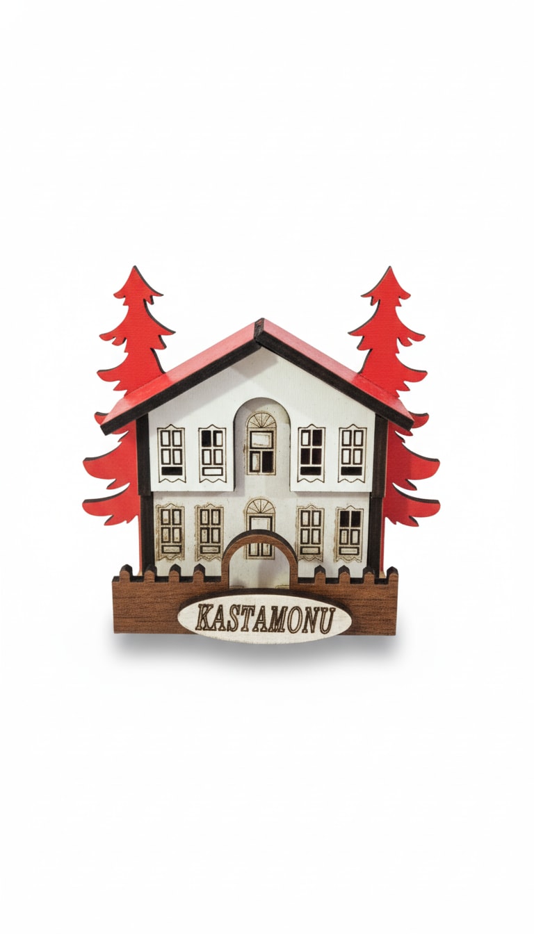 Kastamonu Evi Ağaçlı Magnet