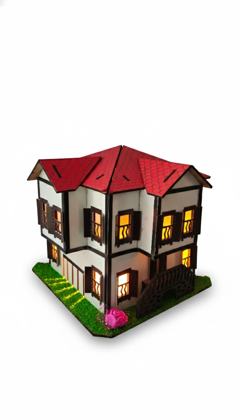 Kastamonu Evi Maket LED Işıklı Orta