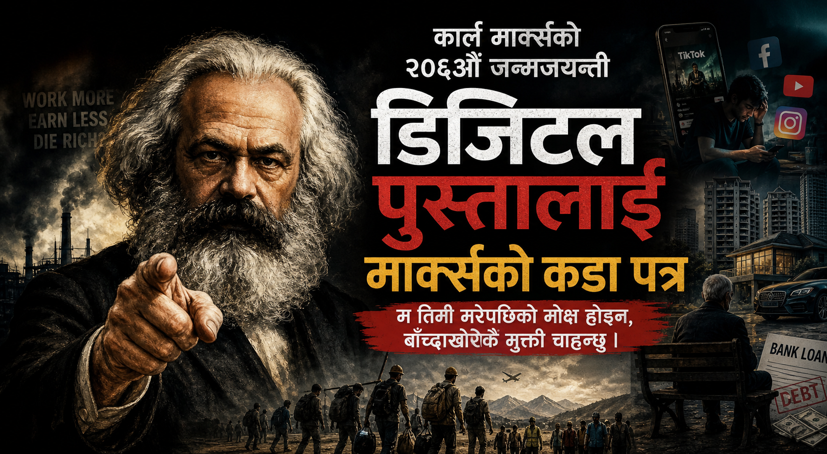 His 206th Birthday Message from a Resurrected Marx