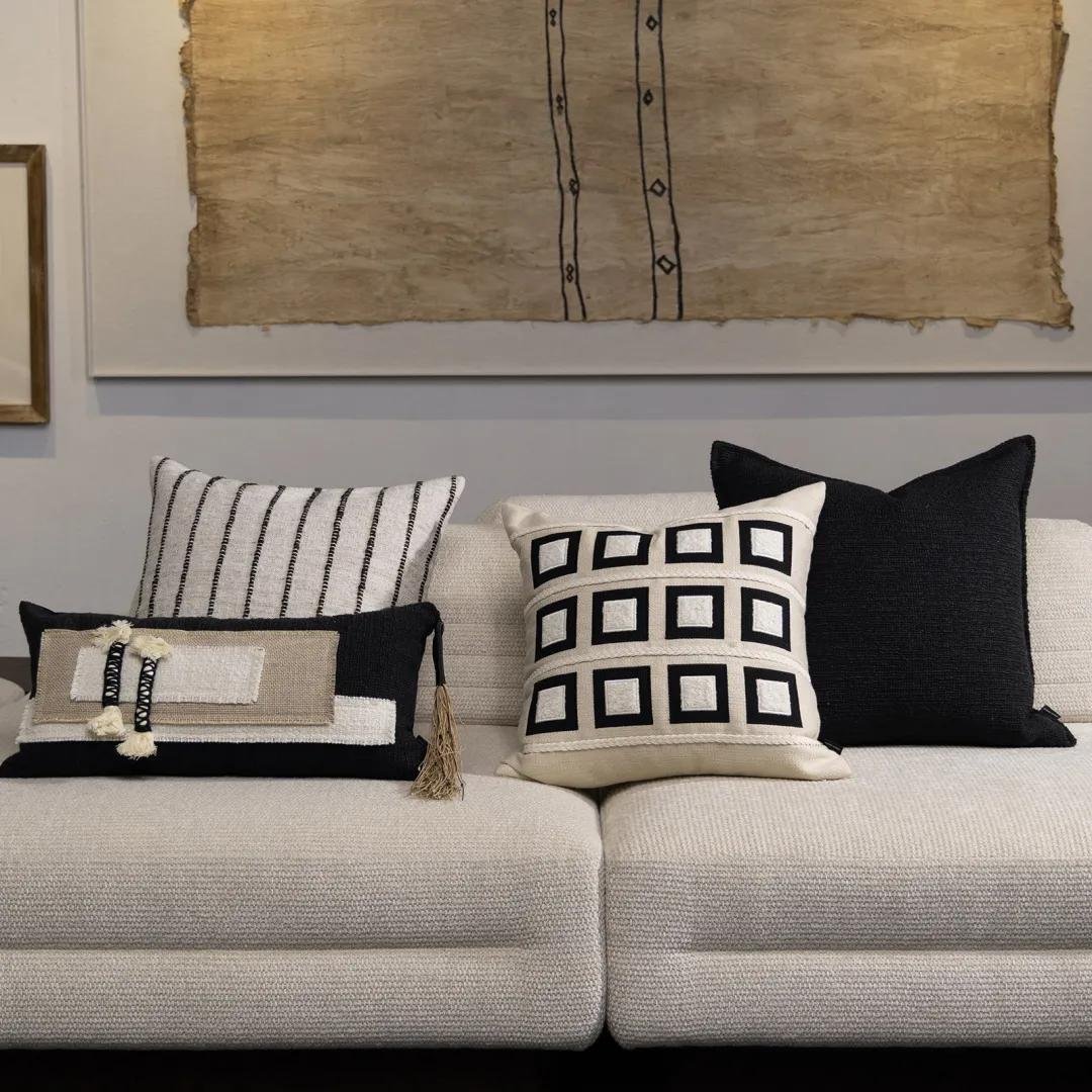 CHANCE Modern Geometric Lumbar Pillow