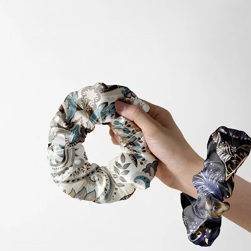 WORTHYSILK 100% Mulberry Silk Puff Scrunchie