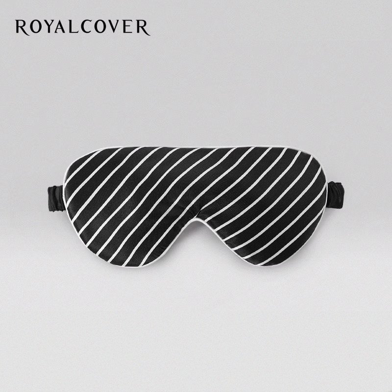 Modern Stripe Mulberry Silk Sleep Mask | Piano