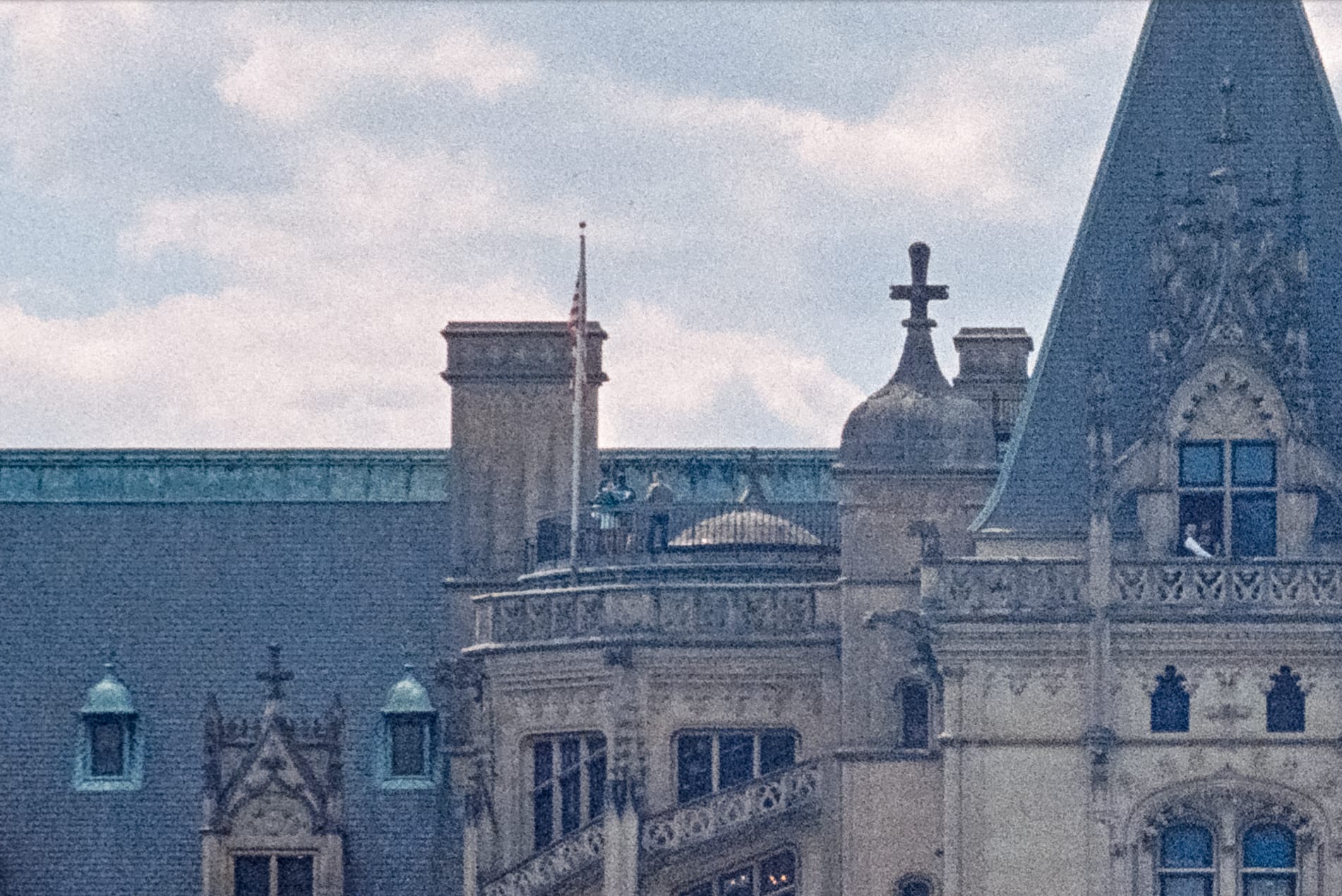 close up crop of biltmore estate