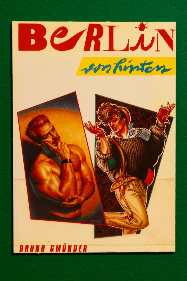 a cover of a vintage Berlin gay magazine: Berlin from Behind
