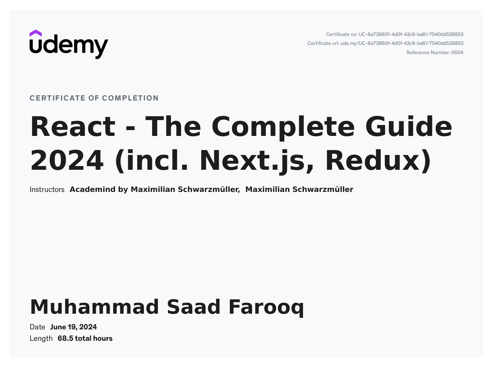 React & Next.js