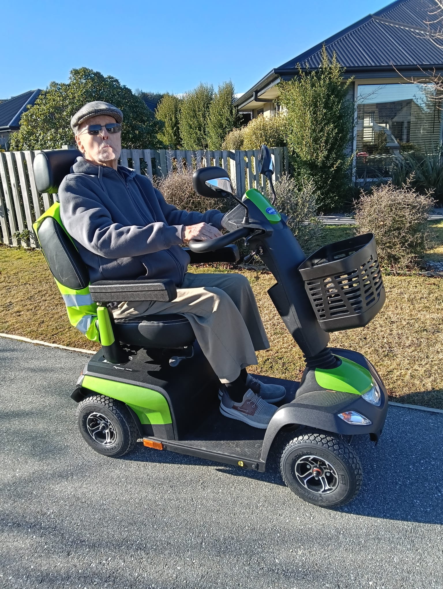 His favourite wheels these were not.