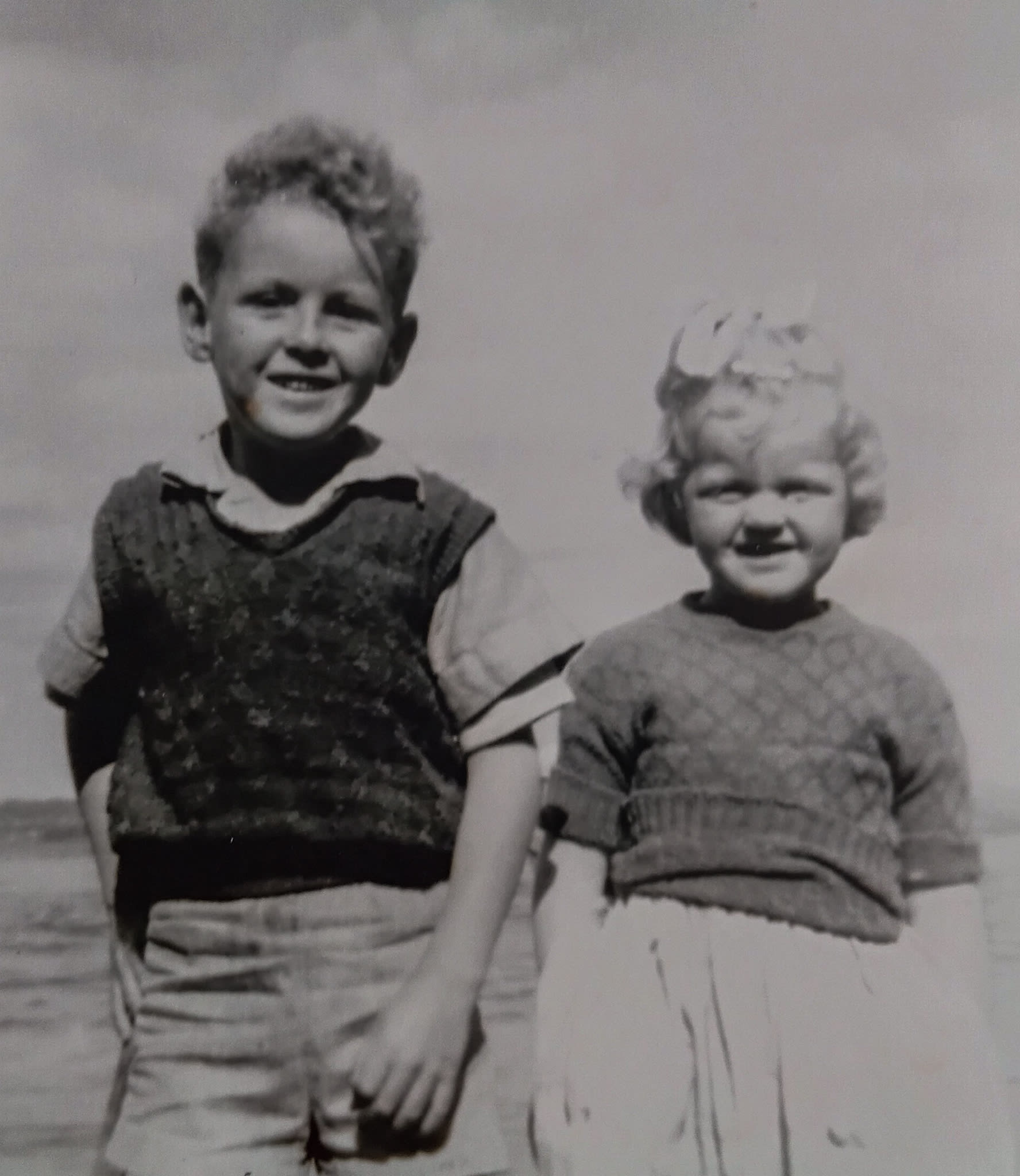 Graeme and sister Susie