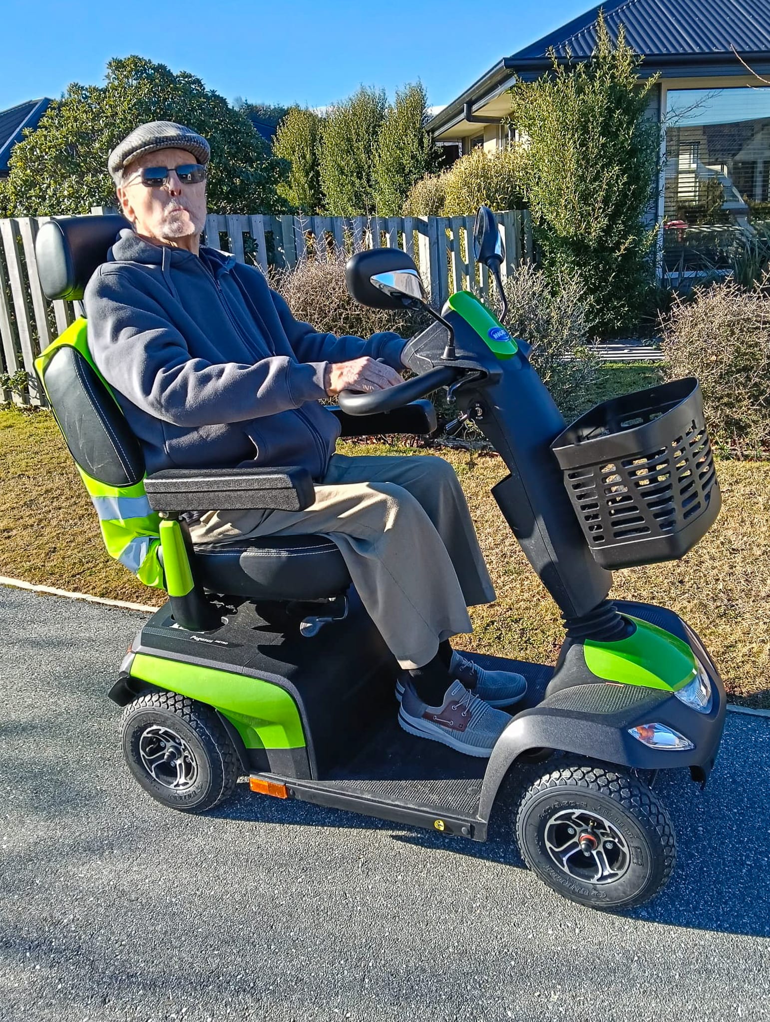 His favourite set of wheels these were not!