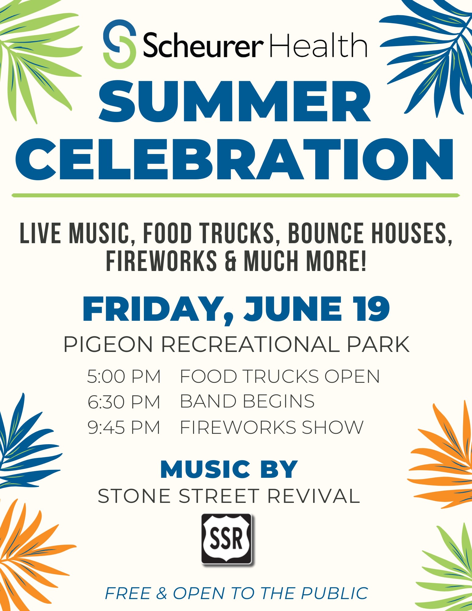 2026 Summer Celebration, hosted by Scheurer Health - fireworks, food trucks and more!