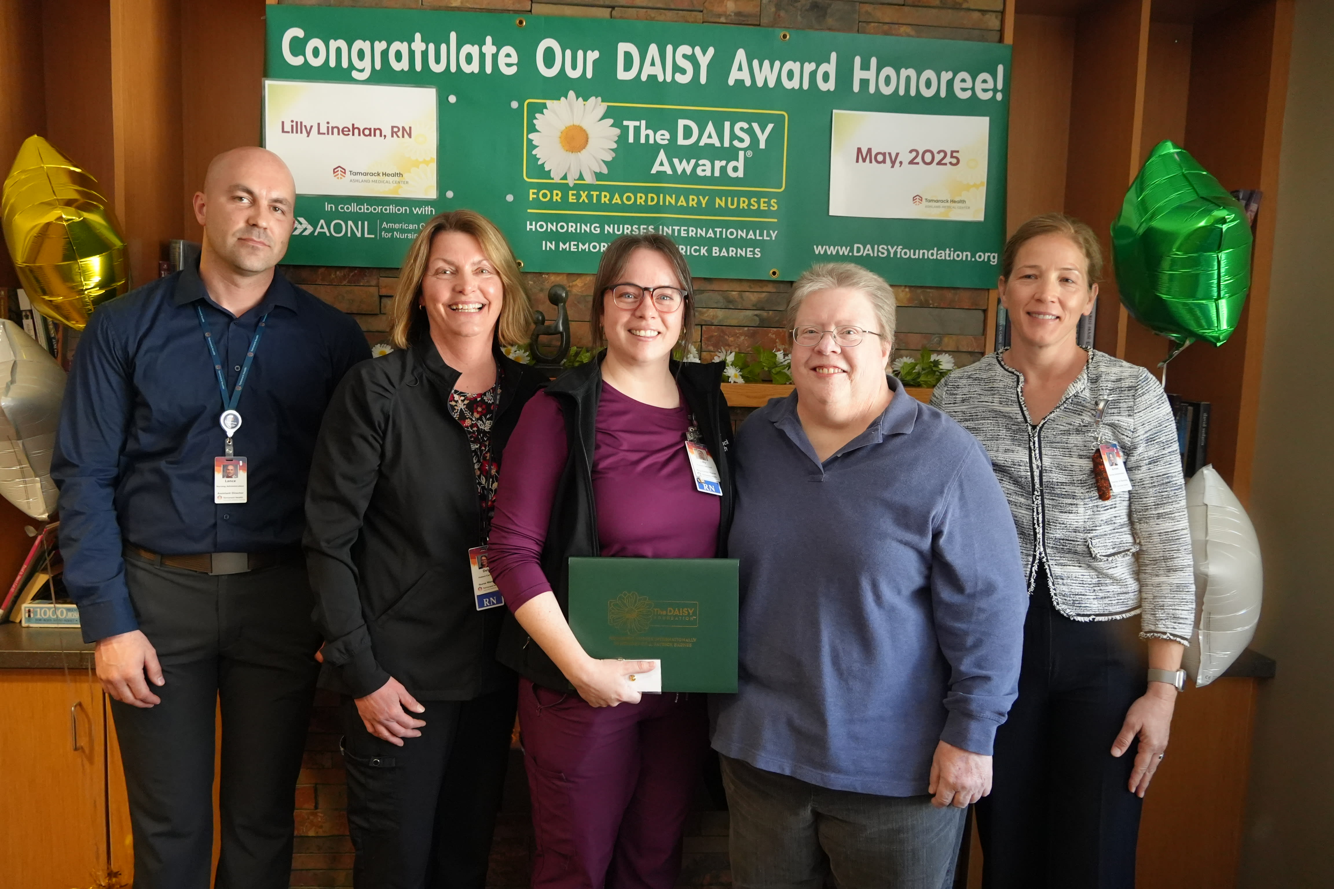 Lilly Linehan Receives DAISY Award