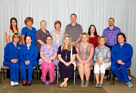 Lake Regional recognized a total of 34 employees for five years of service.