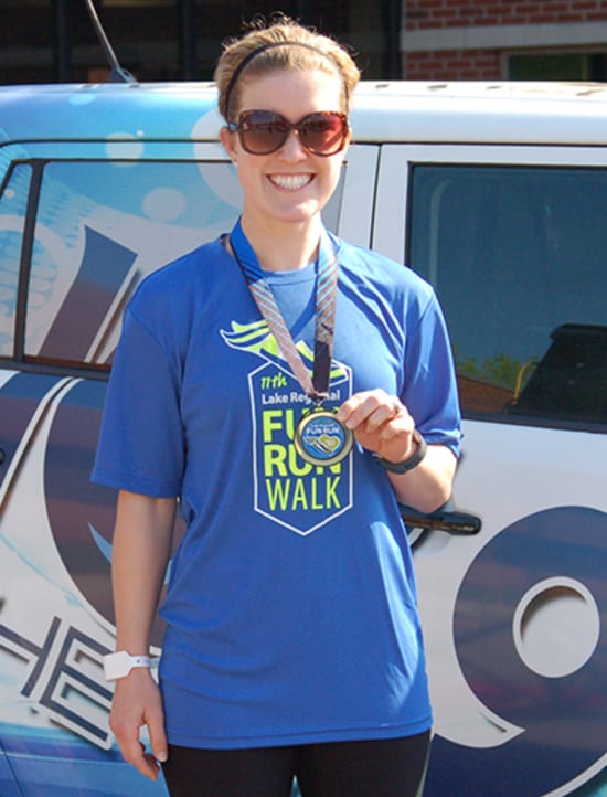 Cierra Hiland (23:31) was the overall winner in the women's division.