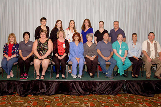 Lake Regional recognized 42 employees for five years of continuous service.