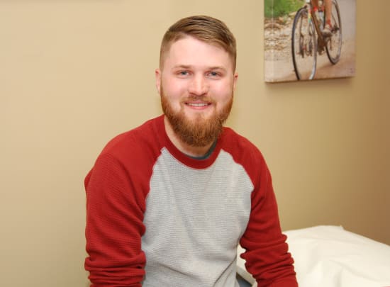 Matthew Amsberg continues to receive follow-up care at Lake Regional Orthopedics.