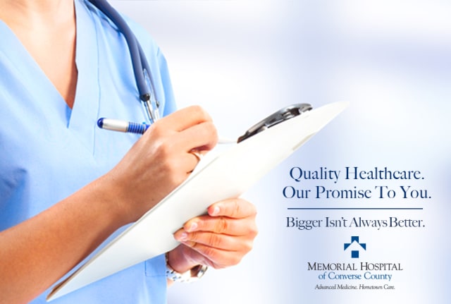 Quality healthcare. Our promise to you. Bigger isn't always better.