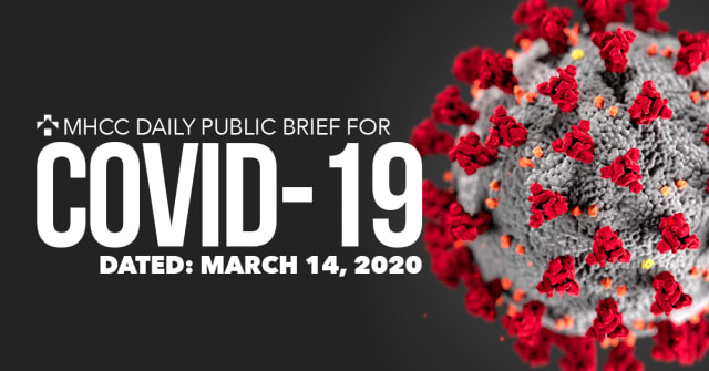 March 13, 2020 coronavirus news