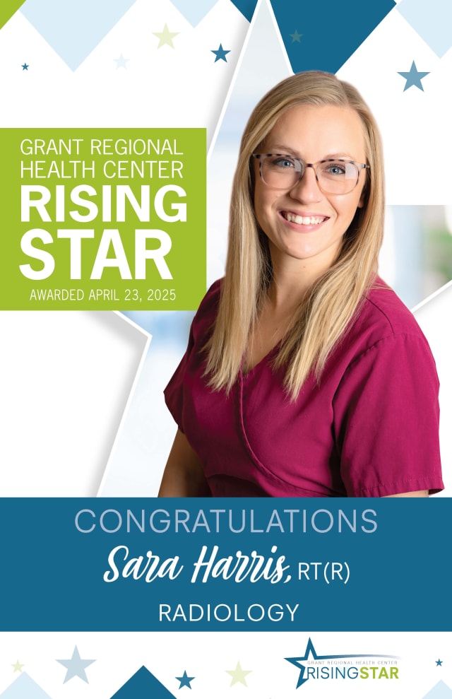 Sara Harris, RT(R), is a Rising Star at Grant Regional! | Grant ...