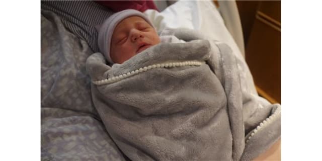 First baby of 2018