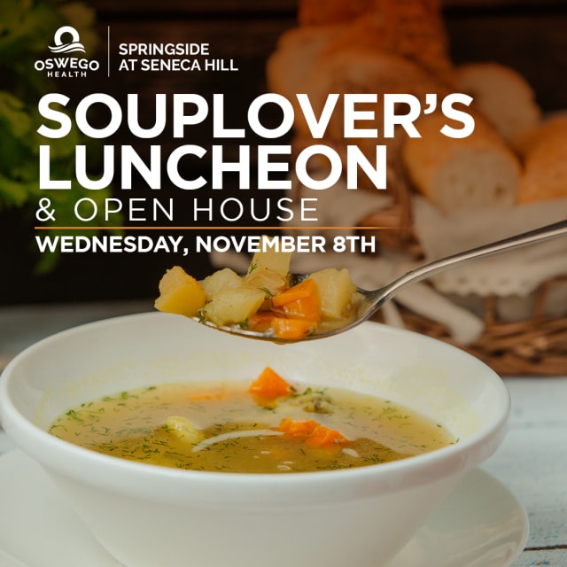 Springside at Seneca Hill to Host Soup Lovers Lunch