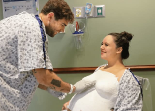 Couple Makes Keepsake Baby Belly Cast at Southeast Georgia Health ...