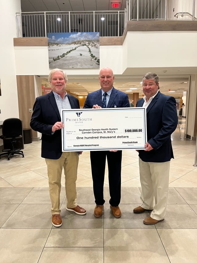 PrimeSouth Bank Shows HEART With a 100,000 Contribution Southeast
