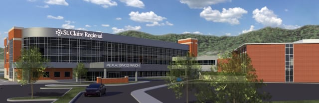 rendering of medical pavilion