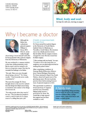 Why I became a doctor article