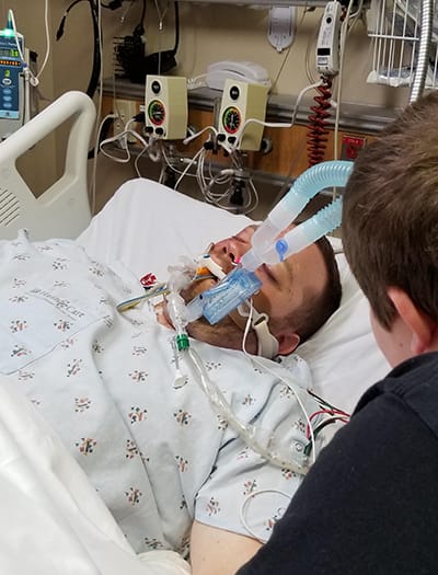 Ten-year-old Cohen Heath was listening on his mom’s speakerphone when his dad had the accident.