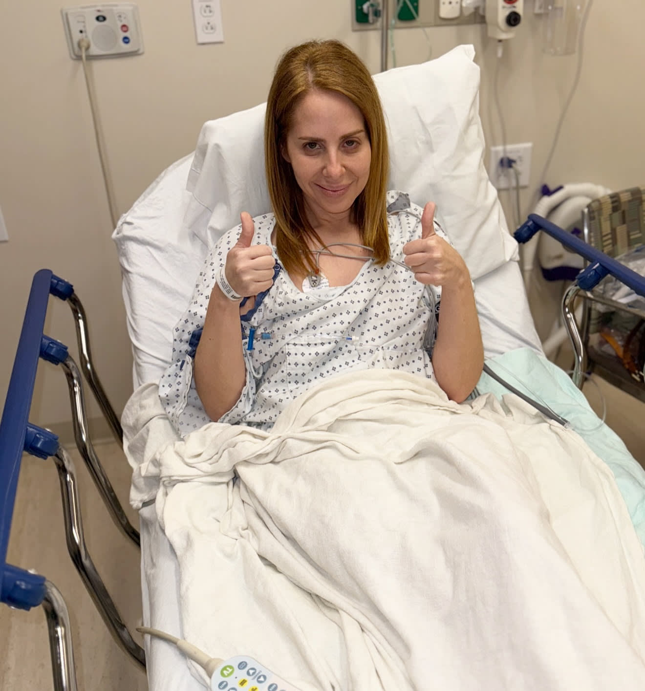 Lindsay Astor has “peace of mind” following her colonoscopy.