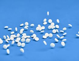 A pile of aspirin.