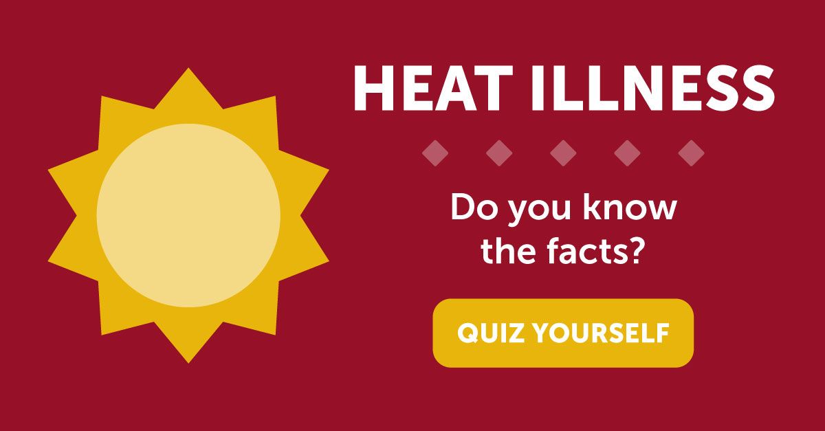 Heat illness quiz | Mercyhealth