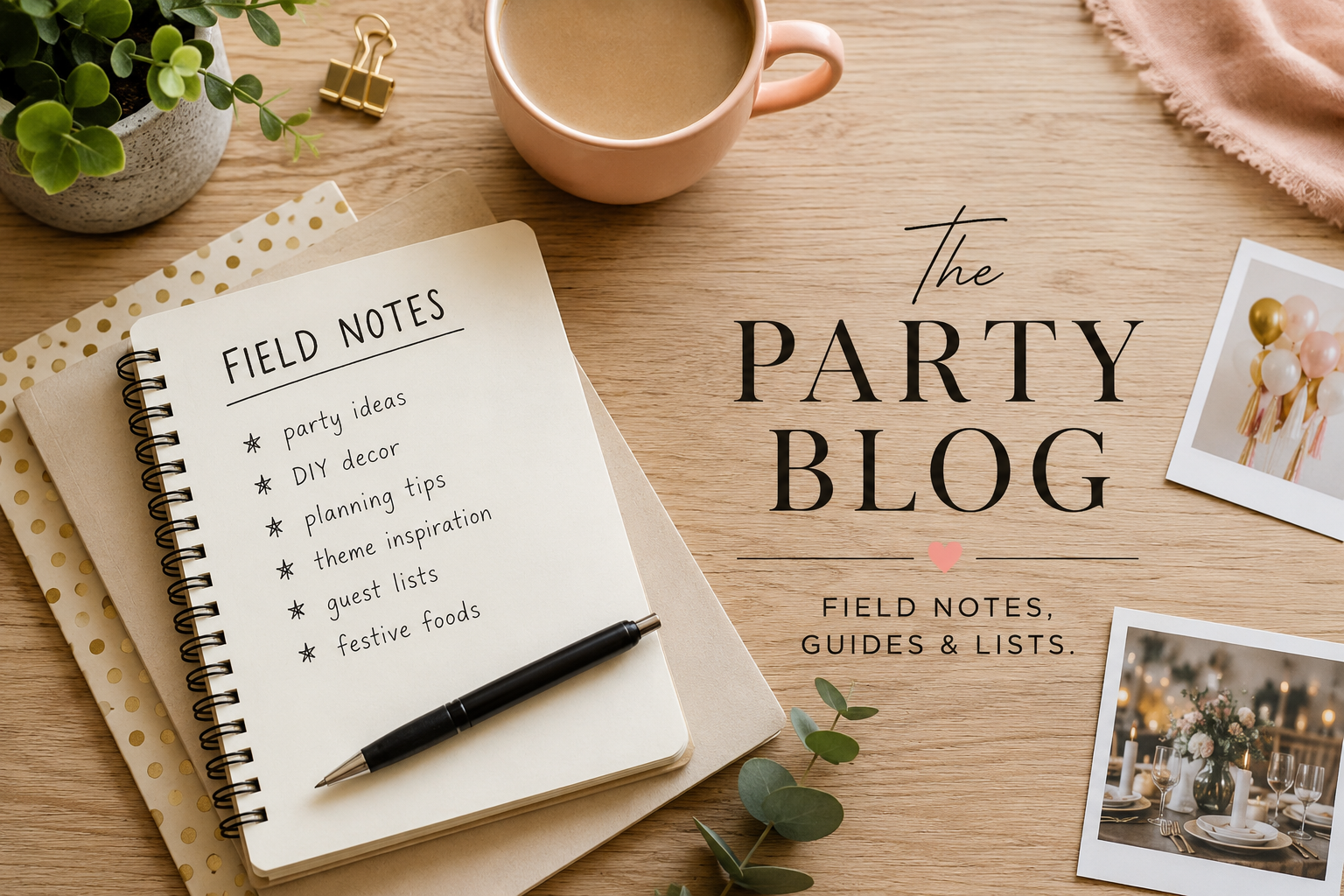 Field notes, guides & lists.