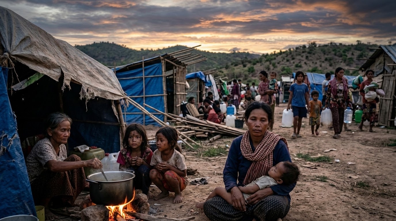 Over 34,000 Cambodians Remain Displaced Five Months After Thailand Border Ceasefire