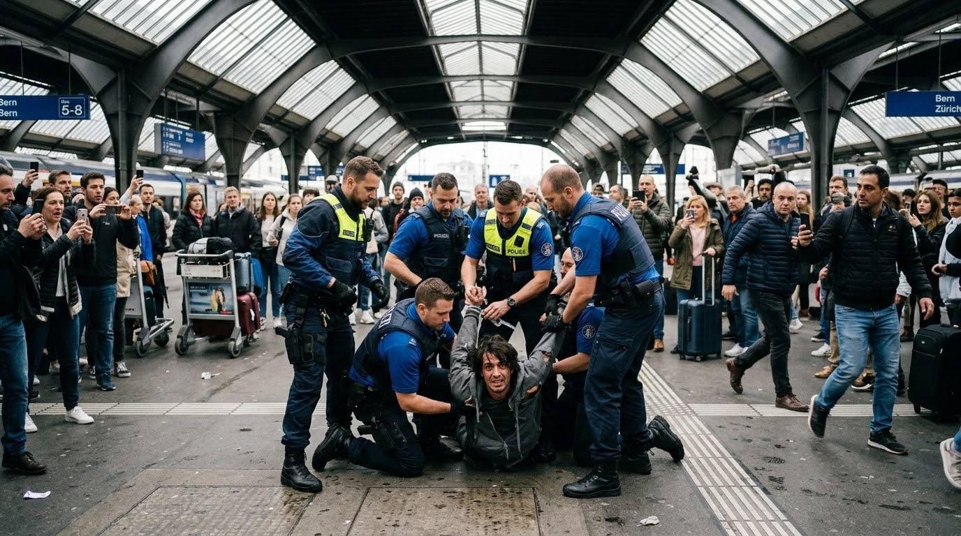 Swiss Police Detain Suspect After Three Injured in Winterthur Station Knife Attack