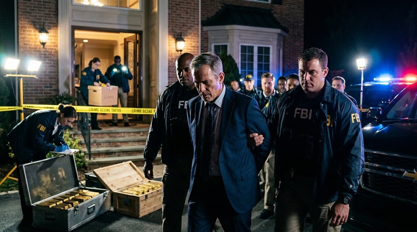 Ex-CIA Senior Official Arrested After FBI Finds $40 Million in Gold Bars at Home